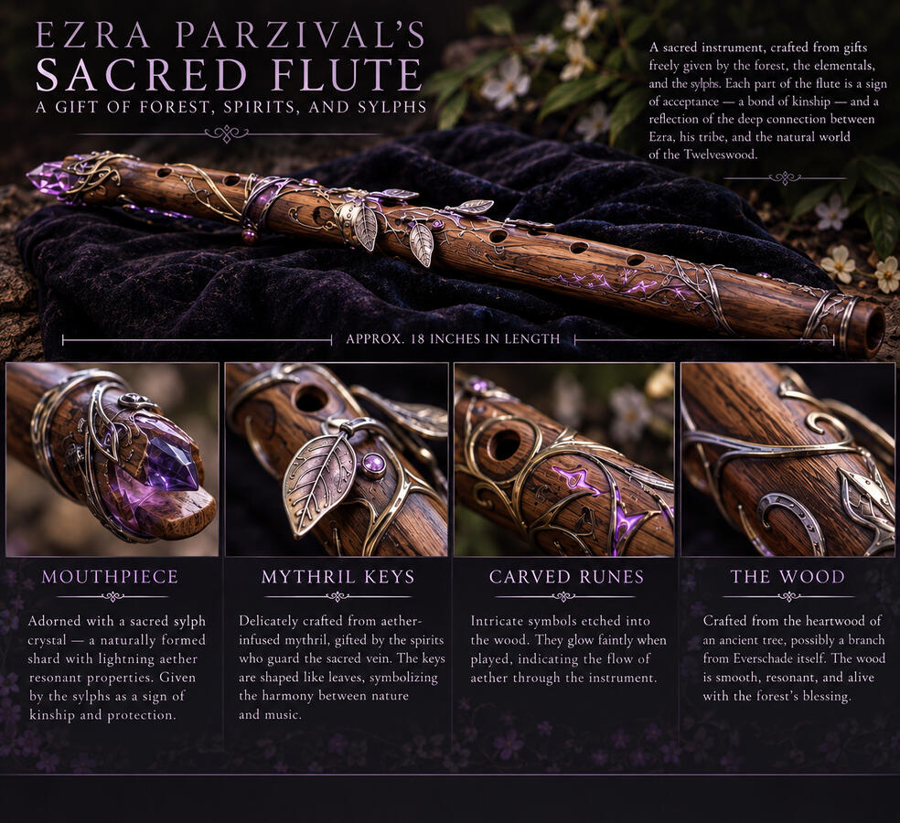 Ezra's Sacred Flute - Click to Enlarge Ezra's Sacred Flute - Click to Enlarge